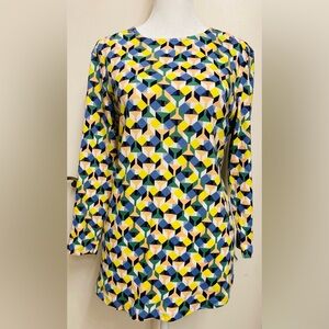 Avon Geometric Multicolor Top